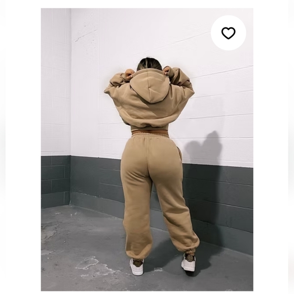 Bunny Boutique Cozy Sweatpants Bottoms Chai Small - Picture 1 of 5